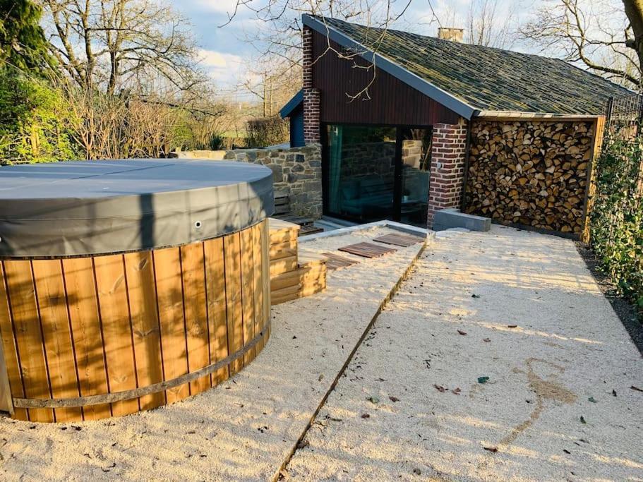 فيلا آوبيلفي Tynil Saint Jean: Renovated Old Barn + Nordic Bath المظهر الخارجي الصورة
